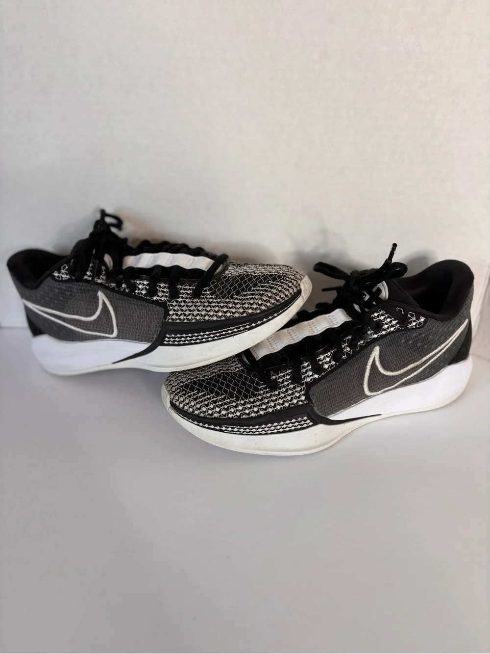 Nike Sabrina 1TB Low Top Women's Black and White Basketball Athletic Sneakers - Picture 7 of 7